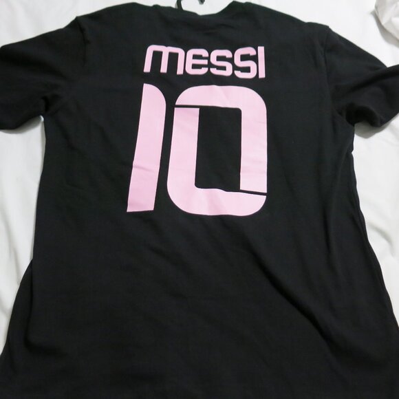 Club International De Futbol Miami Other - Club International De Futbol Miami 2020 Short Sleeve Pull Over Shirt Black Messi